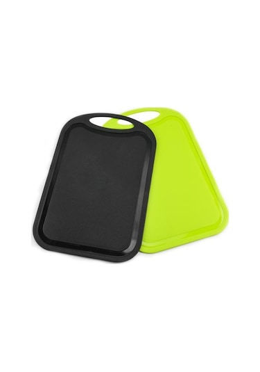 Açık Pembe Kaymaz Plastik Kesme Tahtası Gıda Meyve Doğrama Blok Mat Mutfak Aşçı Kaynağı