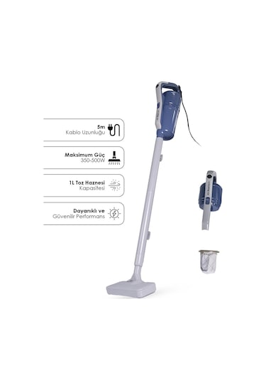 Pirantech EK340 Torbasız Dikey Elektrikli Süpürge