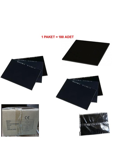 Junıor 777 Gen- 8x11 Mm Geniş Maske Camı 100 Adet