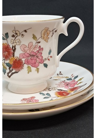 China Garden Vintage Çay Fincanı 3 Parça