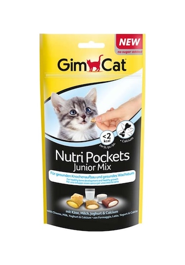 Gimcat Nutri Pockets Junior Mix Kedi Ödül Maması 60 G