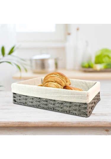 Maoyaya Suntek M Beden Gri Ekmek Sepeti - Pratik Ve Şık Saklama Çözümü Gri