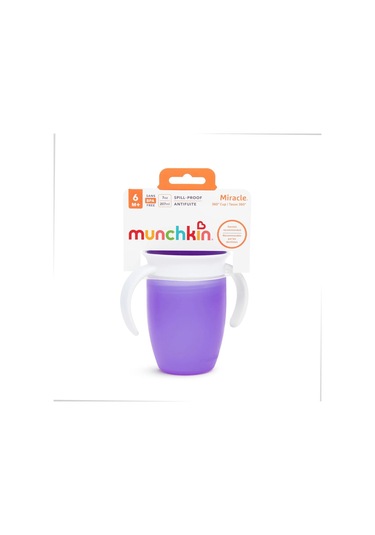 Munchkin Mucize 360 Alıştırma Bardağı 6 Ay+ 207ml Mor