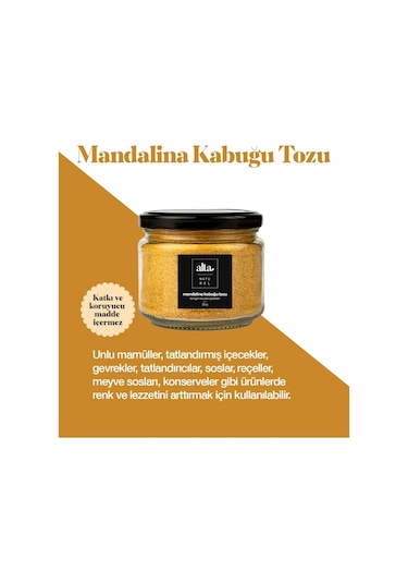Alta Naturel Mandalina Kabuğu Tozu 150 G