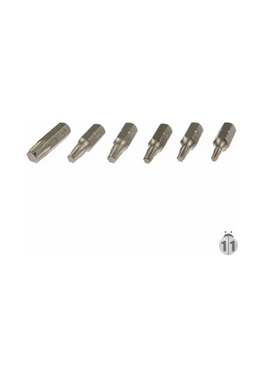 1/4" Torx Bits 10-15-20-25-30-40 6 Parça Cr-v