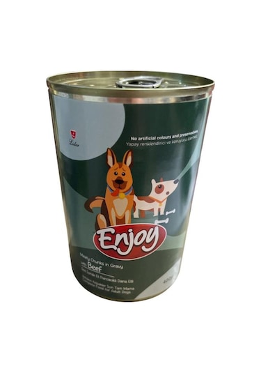 Enjoy Danaq Etli Köpek Konservesi Sos İçinde Et Parçacıklı 400 Gr