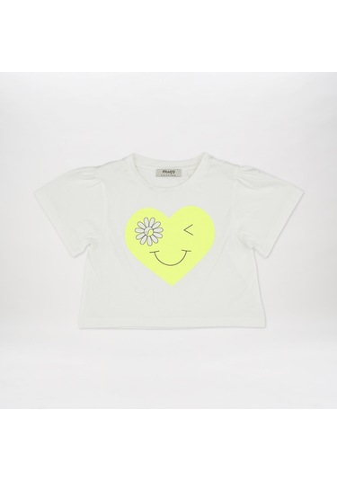 Panço Kız Çocuk Baskı Detaylı 2'li Takım Sarı 2411gk17001-4478 001