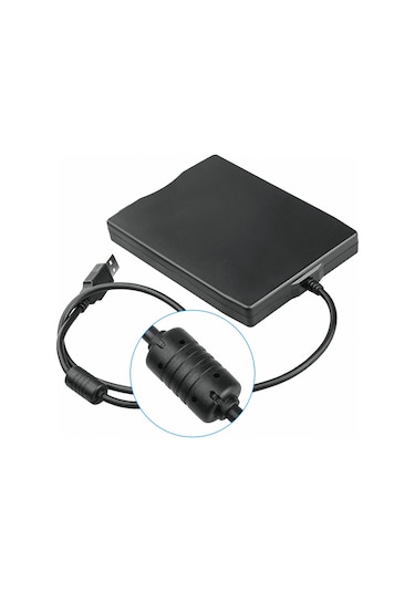 Youtek Usb 2.0 Dışarıdaki 3.5 İnç Floppy Disk Sürücü, 1.44mb/720kb Diskleri Okuyup Yazabilir, Siyah, Dizüstü Ve Masaüstü Bilgisayarlı Uyumlu