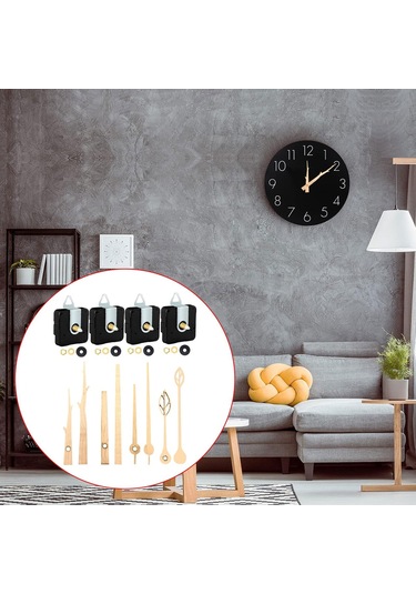 Homyl Duvar Saati Hareketleri Mekanizması Yatak Akçaağaç Akçaağaç Çok Renkli