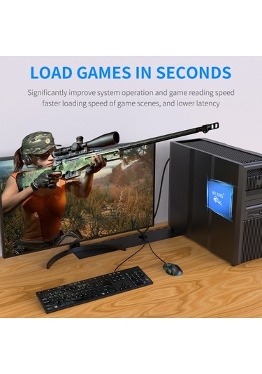 Bu Kıng Ssd2.5 İnç Black Bear Uyumluluk Hız İletimi Ve Kaya Gibi Sağlam Güvenilirlik Yüksek Kaliteli Bellek Yongaları Siyah 60 Gb