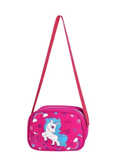 Waddell Kırmızı Unicorn Üç Bölmeli İlkokul Kız Çocuk Okul Çantası