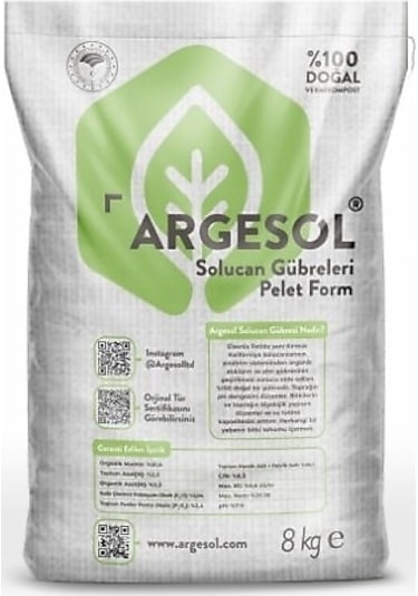 Argesol Tarım %100 Doğal Solucan Gübresi 8 KG