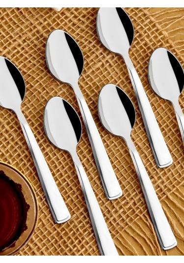 Cooker 6'lı Milas Paslanmaz Çelik Ve Kararmaz Milas Çay Kaşığı Seti Ckr2182 Çelik