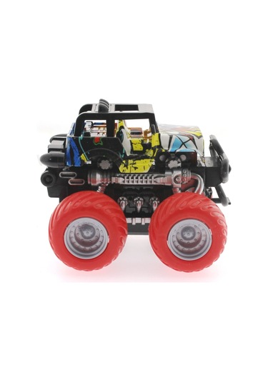 Die Cast Off Road Dev Kırmızı Teker Araba