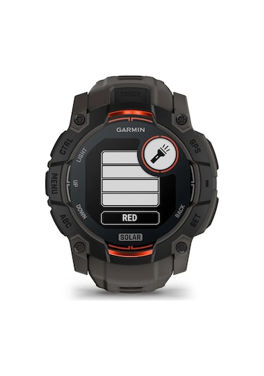 Garmin Instinct 3 50 Mm, Solar Kömür Siyahı Siyah - Yeşil