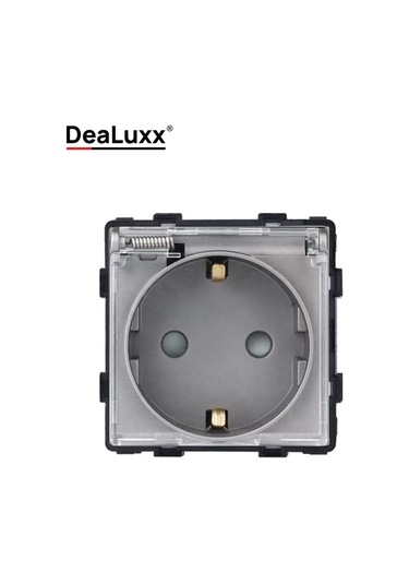 Dealuxx Gri Kapaklı Elektrik Prizi 196494056