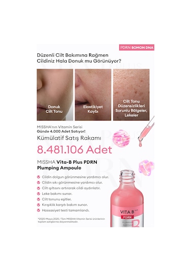 Missha Vita B Plus Pdrn Plumping Ampoule 30 ML