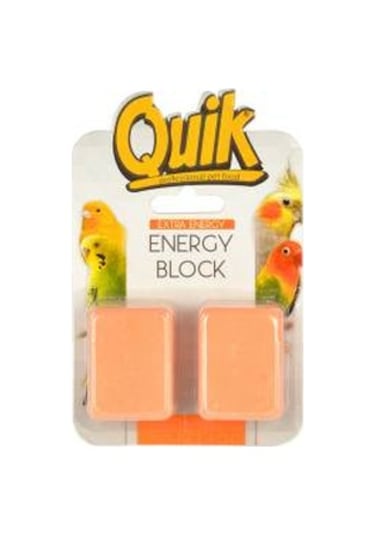 Quik Kuşlar için Gaga Taşı Enerji Blok 2'li
