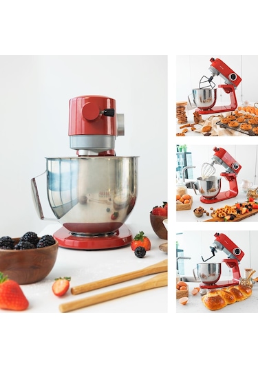 Cecotec Twist Fusion 4000 Luxury Red Stand 800 W Elektrikli Mikser