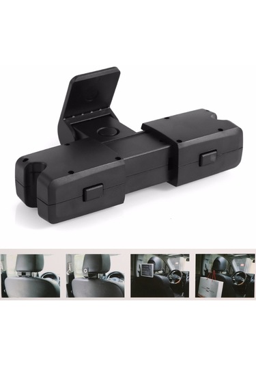 Ayarlanabilir Evrensel Araba Kafalık Tutucu Manyetik Montaj Cep Tablet Telefon Araç Tutucu Standı Arka Koltuk Braketi Ayrılabilir