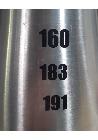 Sayı Etiketi Şeffaf Numaratör Seri Numara Envanter, Sayı Sticker 1'den 100'e Kadar 20x15mm