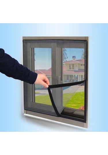 Ev Anti Sivrisinek Böcek Kapı Pencere Net Su Geçirmez Yapışkanlı Netleştirme Örgü Ekran 100 120cm