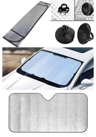 Suv Ve Geniş Araba Ön Cam Güneşliği 150 X 70 Cm