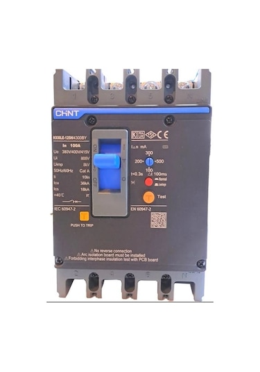 Chint - 337238 4x100a 36ka Nxmle-125h K.a.k Kompak Şalter