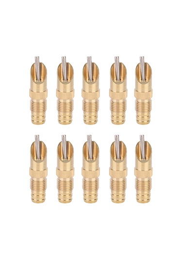 Qingmipy 10 Adet Tavşan, Tavuk, Kuş İçin Otomatik Su İçirici - 360 Derece Paslanmaz Çelik Uç, Koparılabilir Temizlenebilir Kısımlı, Toksik Olmayan Bakır+abs Malzeme