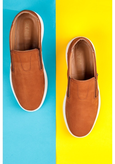 Ducavelli Flloyd Hakiki Deri Erkek Günlük Ayakkabı, Yazlık Ayakkabı, Hafif Ayakkabı, Loafer Ayakkabı Taba