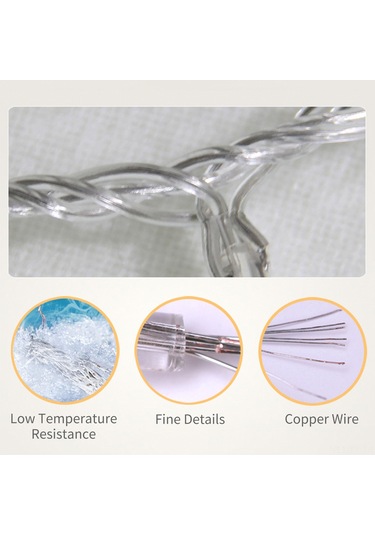 Shineyee Karanlık Halloween Dekorasyonu: 6m 40 Led Kanarya Işık, Sürekli/parıltı Modu, Bat Şekli, Pilli Pil Yok