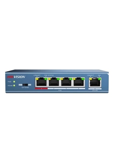 Hikvision Ds 3E0105P E/M 4 Port Poe 1 Port Uplink Poe Switch
