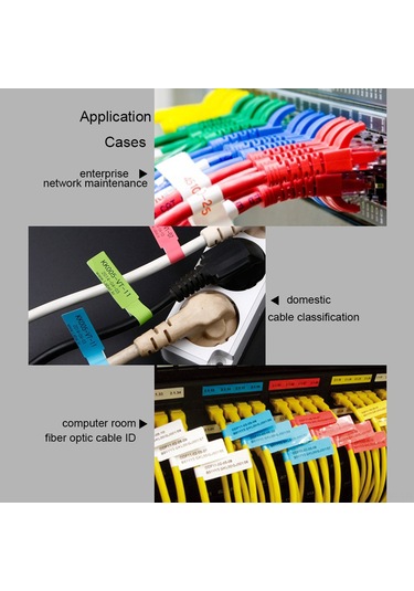Kablo Etiketi Kendinden Yapışkanlı Termal Baskı Etiket Kağıdı Su Geçirmez Yağ Geçirmez Yırtılmaya Dayanıklı Etiket Bandı Dp23 Serisi Termal Yazıcı Etiket Yapma Makinesi İçin, 1 Rulo 125