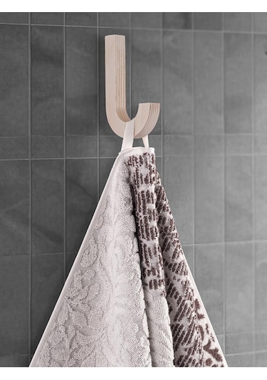 Jakarlı Havlu Set "karna Premium" Grande Havlu Seti 50x90 - 70x140 Cm A