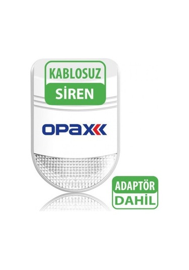 Opax-575 Gprs/Gsm/Sms/Wıfı Alarm Paneli Ve Bgr-08 Kablosuz Siren