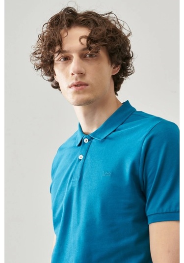 Lee Erkek Lacivert Polo Tişört L211810405 Lacivert