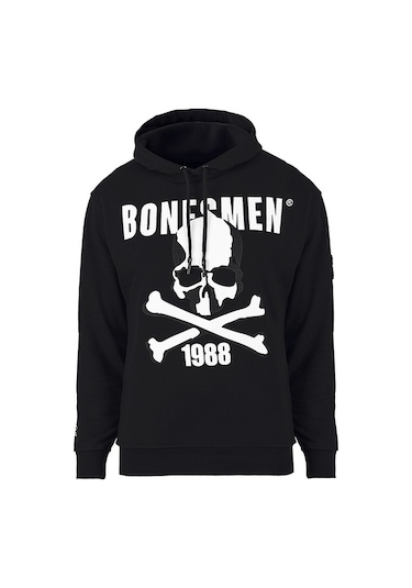 Bonesmen Erkek Kapüşonlu Sweatshirt (463014423) Siyah