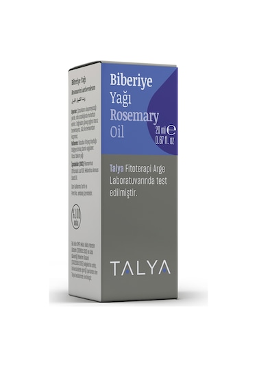 Talya Biberiye Yağı 20 ML