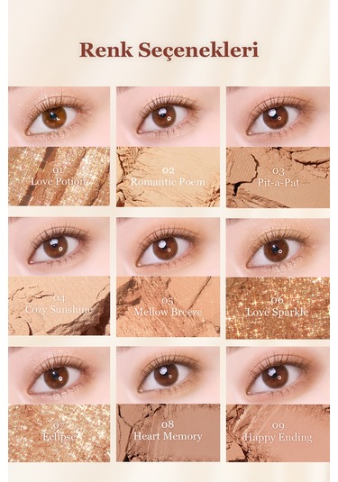 Dasique Mat Ve Işıltılı Renk Seçenekleri Sunan Far Paleti Shadow Palette 03 Nude Potion 03 Nude Potion