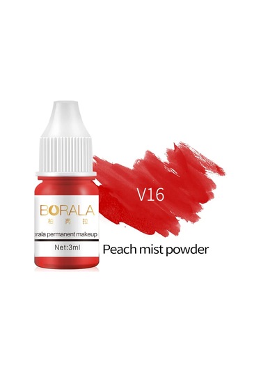 Borala 26 Renk 3 Ml Kalıcı Makyaj Dövme Dudaklar Kaşlar Eyelinerler Pigmentler V16 Dark Topaz
