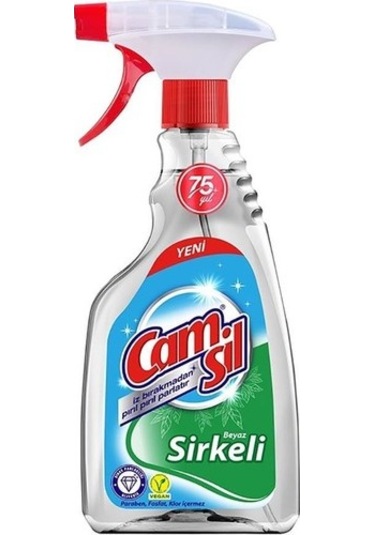 Camsil Beyaz Sirkeli Sprey 3 x 500 ML
