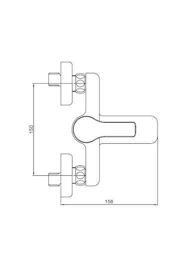 Eca Luna Banyo Bataryası 102102450 Krom