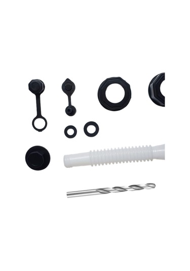 Suntek Matkap Beyaz Esnek Dökme Nozulu Ile Gaz Bidonu 1-takım