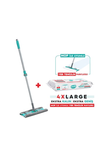 Smarter Yüzey Bez Uyumlu Magic Mop + Yer Temizlik Havlusu 30'lu