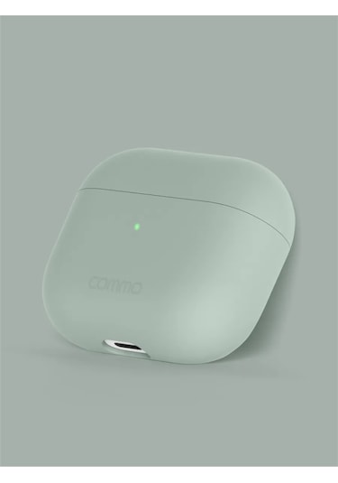 Commo  Airpods Uyumlu 3. Nesil İçin Koruyucu Kılıf Shield, Gri-yeşil 223725930 Siyah