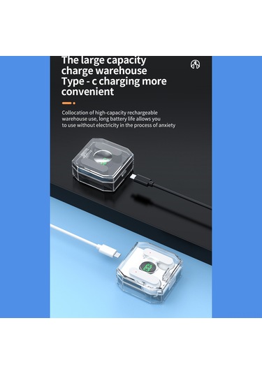 Ximistore9 K30 Dijital Rgb Işık Efektli Tws Kablosuz Kulaklık - Spor Ve Egzersiz İçin Mükemmel Ses Kalitesi