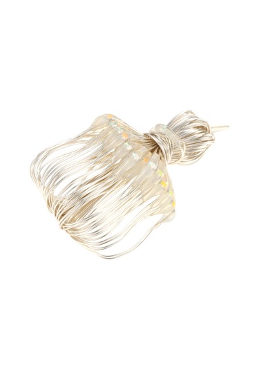 Geeksen 5 Metre 50 Led Ip65 Su Geçirmez Pilli Işık Zinciri - 4.5v 3w Beyaz Işık, Romantik Ve Festivite Atmosferi Beyaz