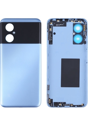 Cbtx Xiaomi Poco M4 5g / Poco M4 5g Hindistan / Redmi Note 11r Mavi Uyumlu Pil Arka Kapağı
