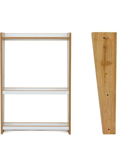 Minera Çok Amaçlı Duvar Çocuk Odası Montessori Kitaplık Ünitesi Ahşap