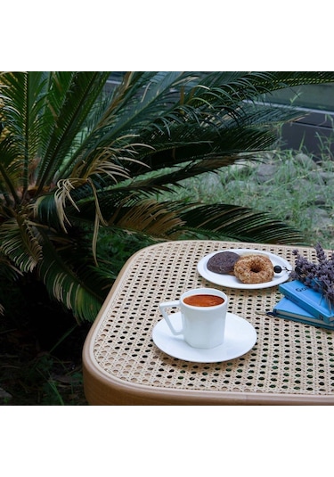 Koleksiyon Mislina Sade Türk Kahve Fincan Set 6 Lı